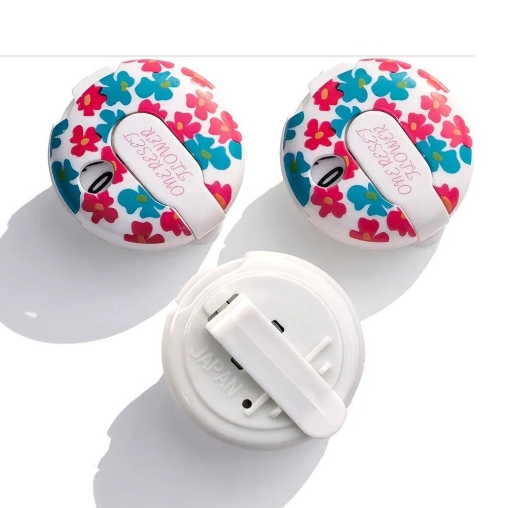 Golf Score Counter Floral Clip On Stroke Keeper 3pk. One Touch